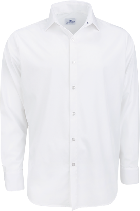 White Dress Shirt Product Photo PNG