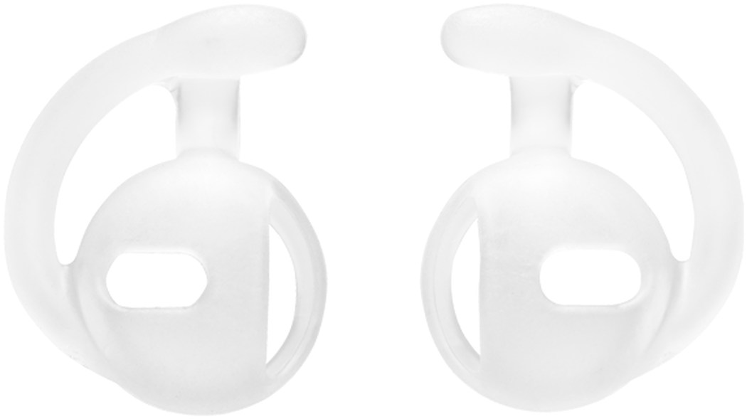 White Earbuds Ear Tips Accessories PNG