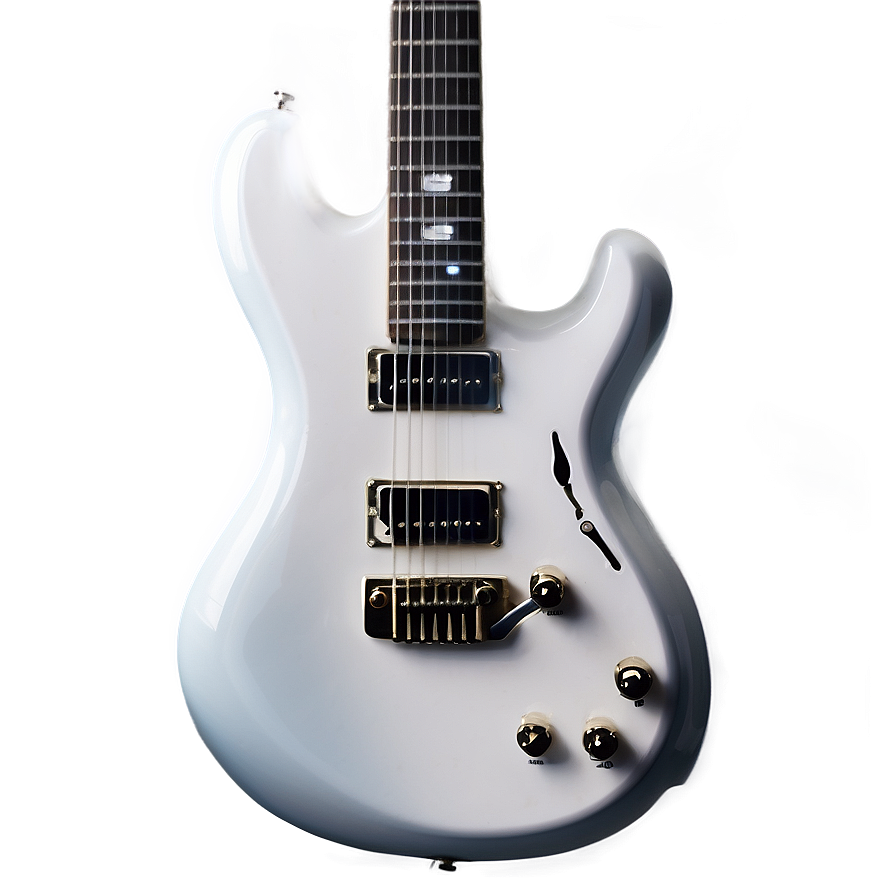 White Electric Guitar Png 84 PNG
