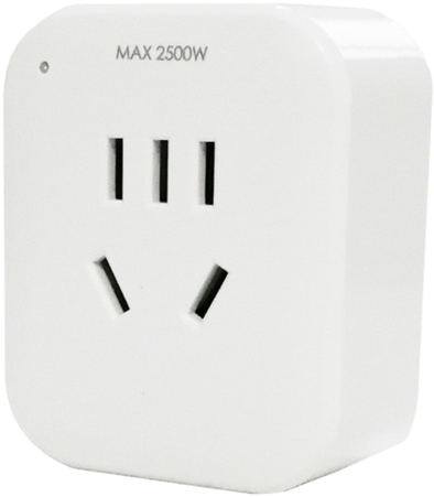 White Electrical Plug Adapter2500 W PNG