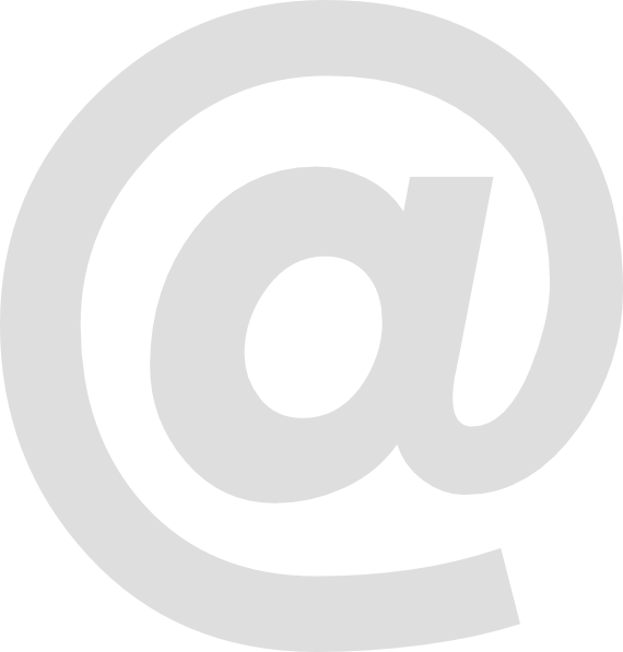 White Email Icon Graphic PNG