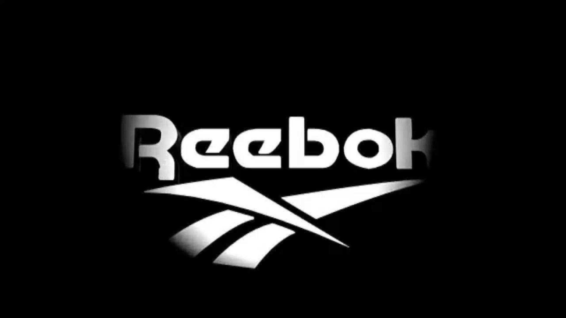 White Fading Reebok Logo