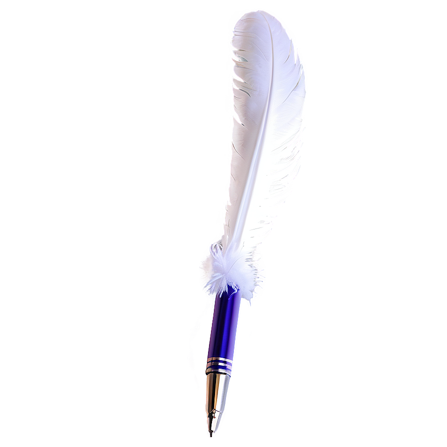 Download White Feather Angel Pen Png 06122024 | Wallpapers.com