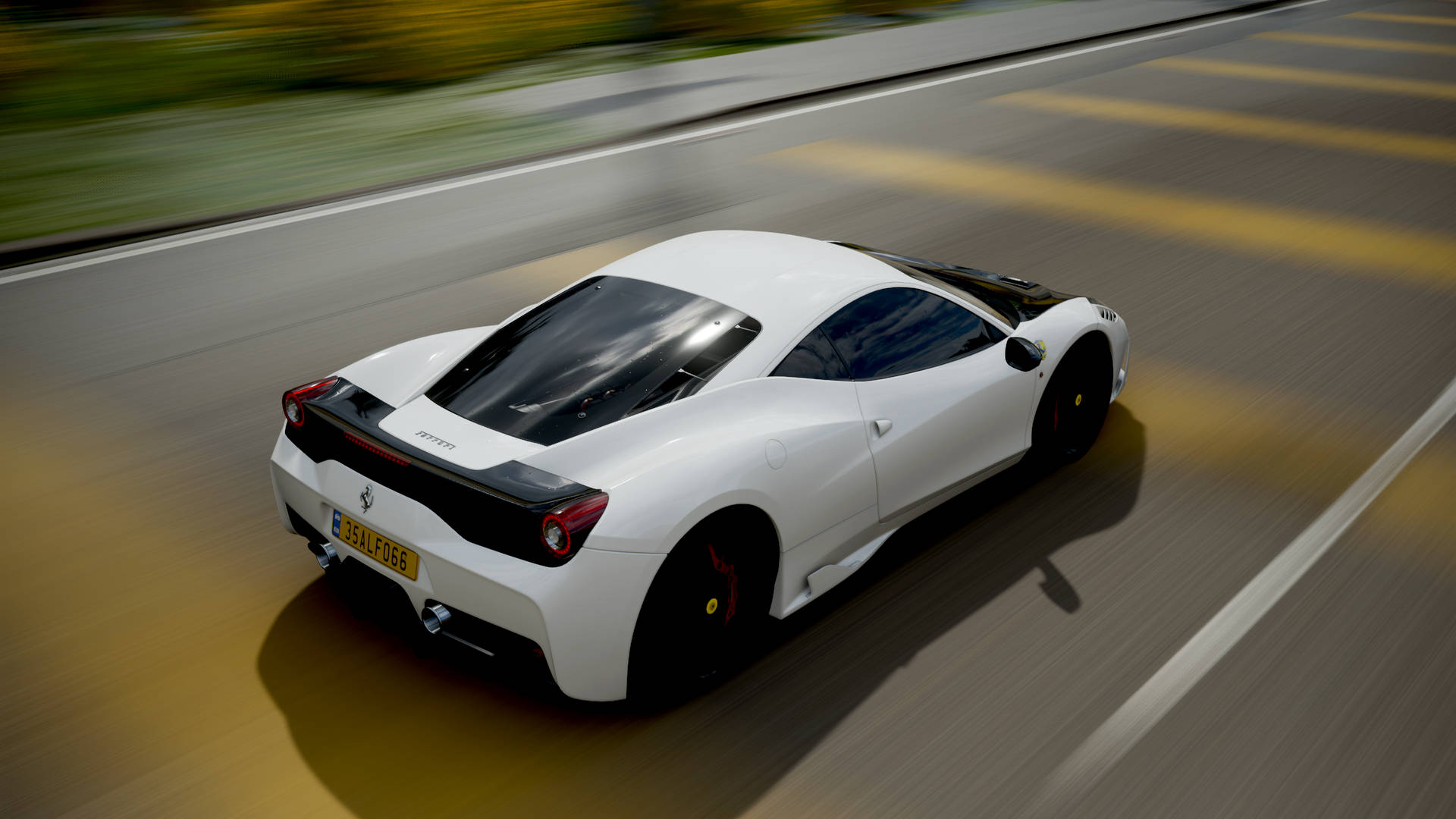 White Ferrari From Forza Horizon 4 Picture