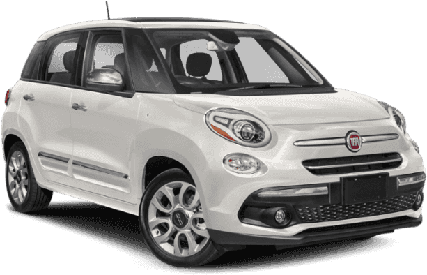 White Fiat500 L Urban Crossover PNG