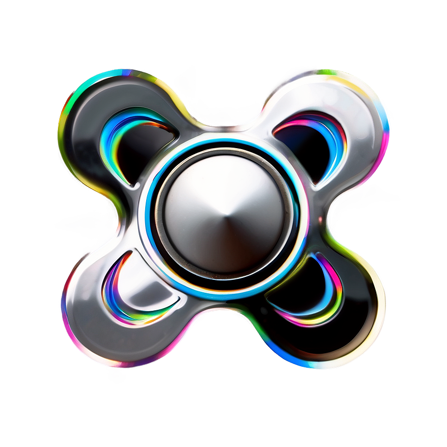 White Fidget Spinner Png Dqh41 PNG