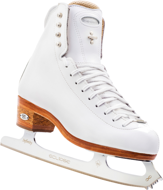 White Figure Skate Eclipse Blade PNG