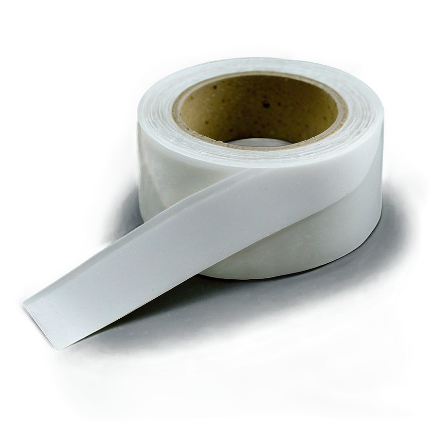 White Floral Tape Png 06212024 PNG