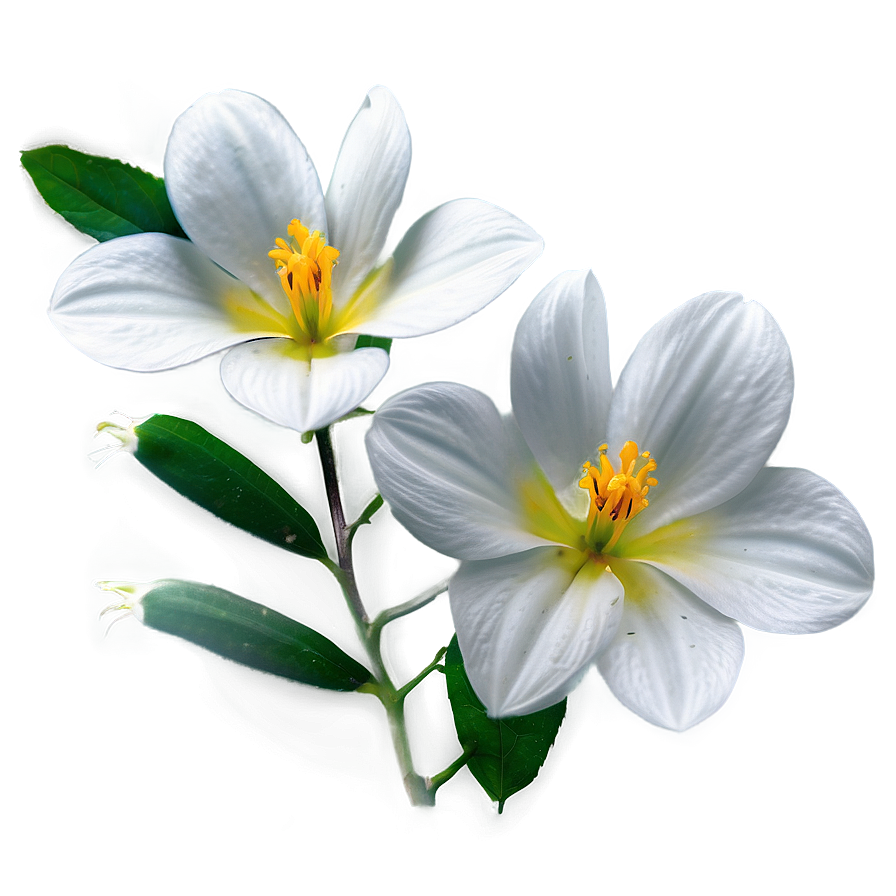 White Flowers In Soft Focus Png 92 PNG