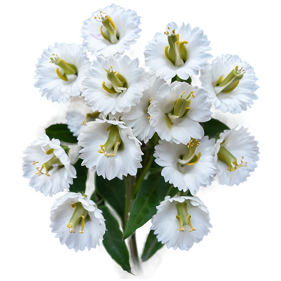 White Flowers In Soft Focus Png Pxn PNG