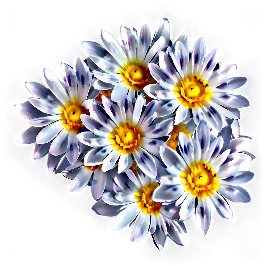 White Flowers Petals Png 05242024 PNG