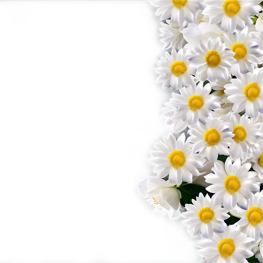 White Flowers Petals Png 98 PNG