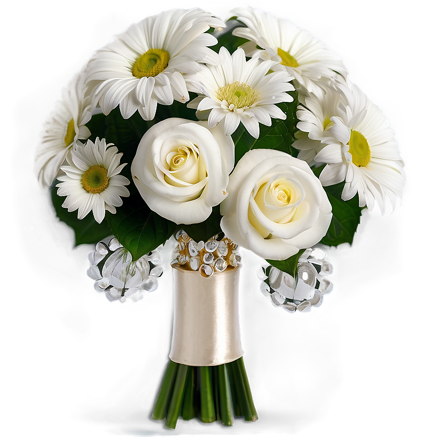 White Flowers Wedding Decor Png Utl PNG