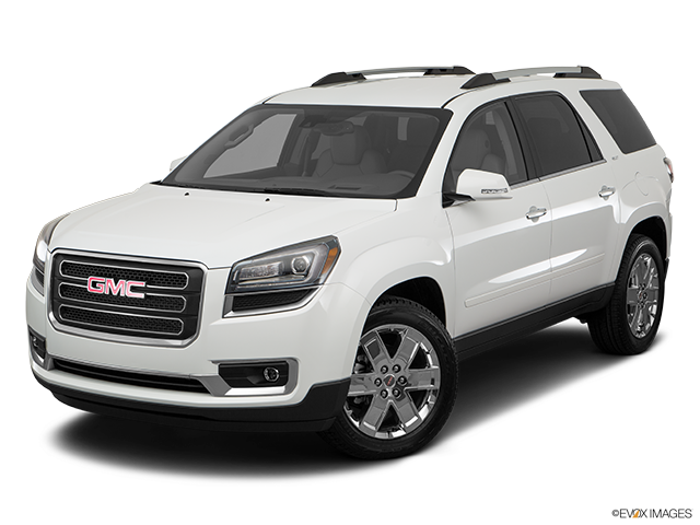 White G M C Acadia S U V PNG