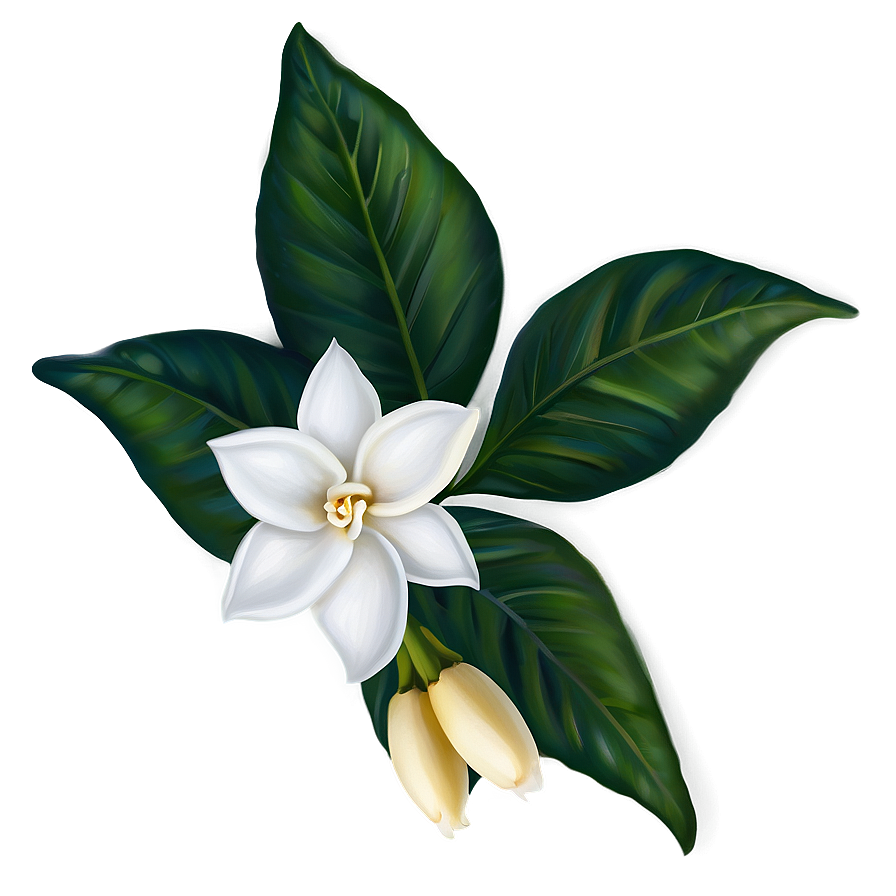 White Gardenias Flowers Png 05242024 PNG