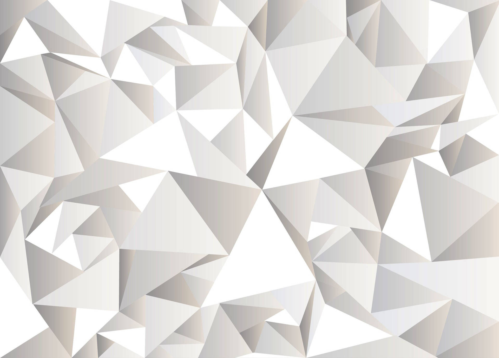 Hvide Geometriske Figurer Wallpaper