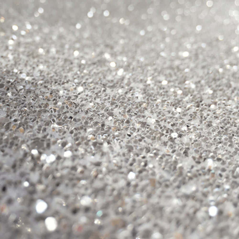 Twinkle and Shine with White Glitter! Wallpaper