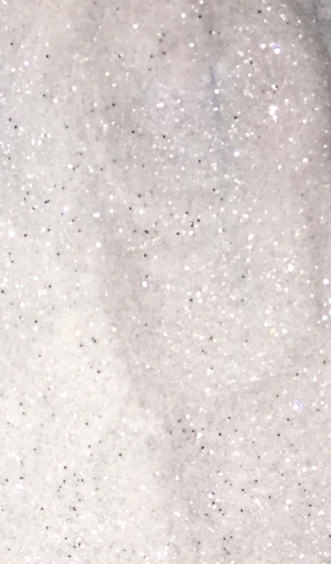White Glitter Wallpaper