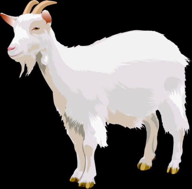 White Goat Illustration.png PNG