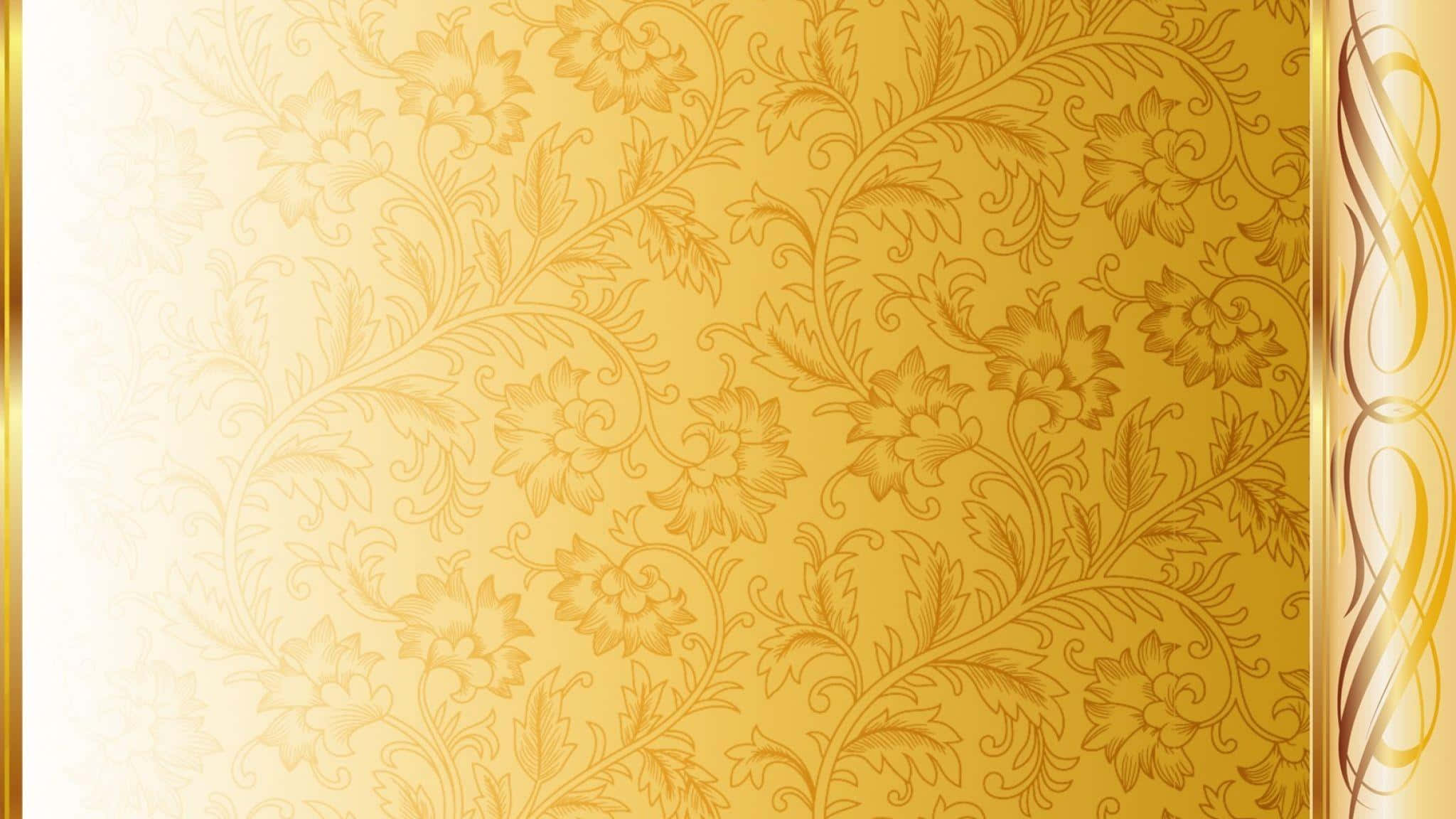 Elegant White Gold Wallpaper