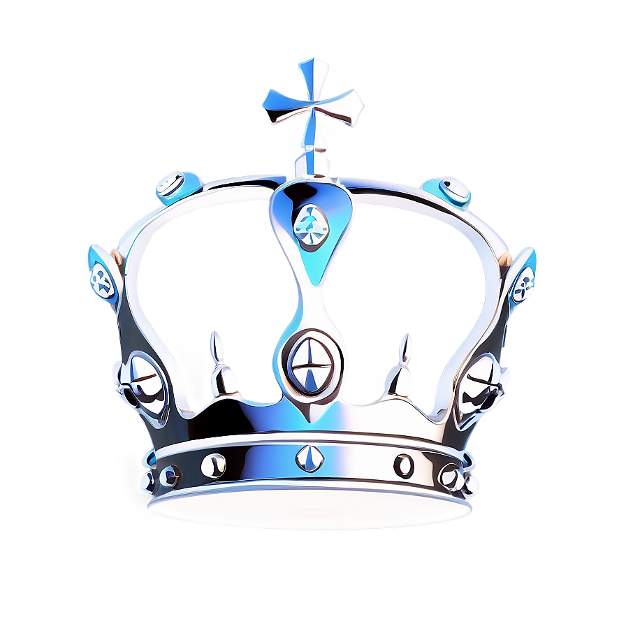 White Gold Crown Png Yfl PNG
