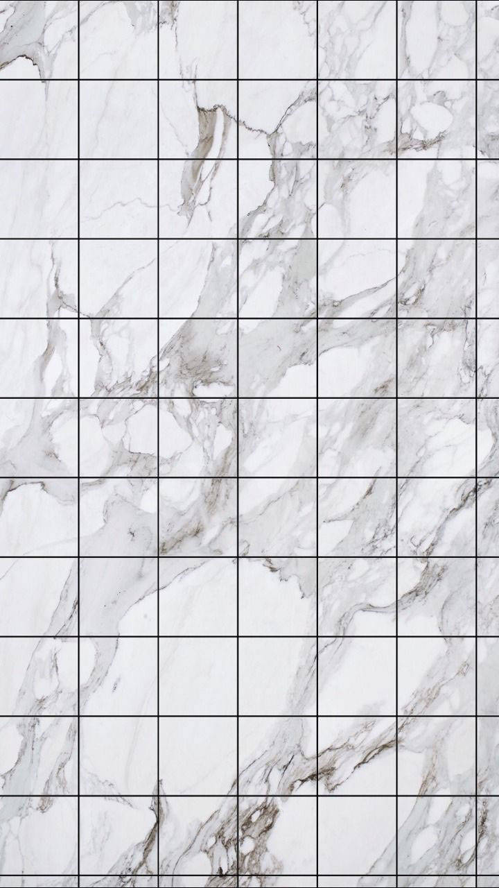 Marble Texture And White Grid Aesthetic Wallpaper