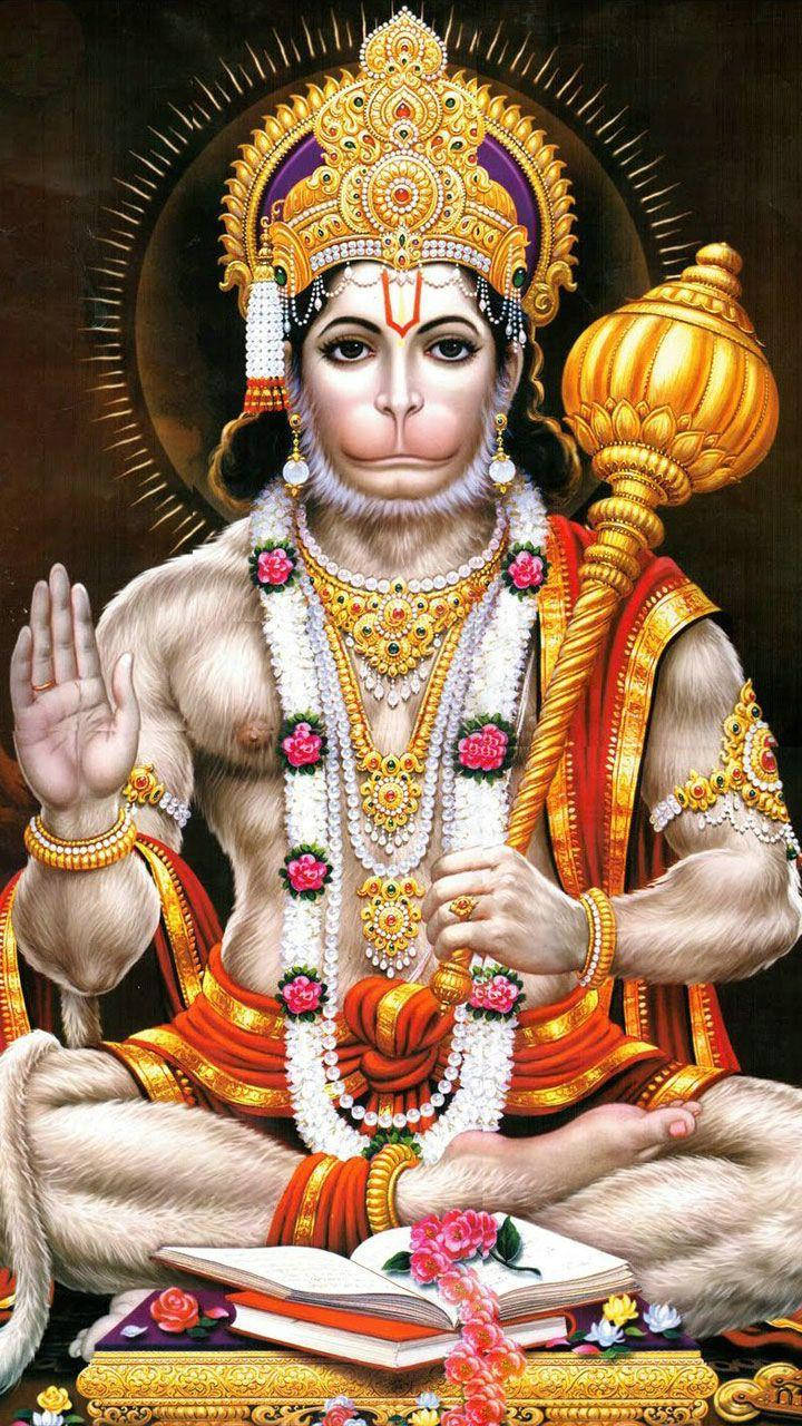 White-haired Jai Hanuman Wallpaper