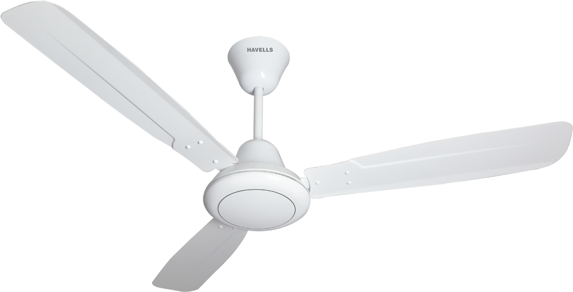 White Havells Ceiling Fan PNG