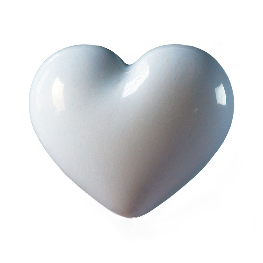 White Heart Emoji Transparent Background Cis PNG