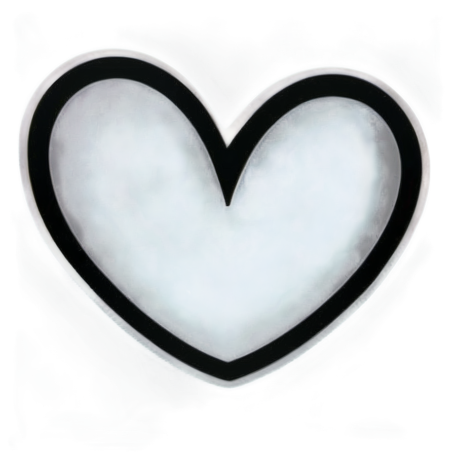 White Heart Emoji Transparent Background Jby13 PNG