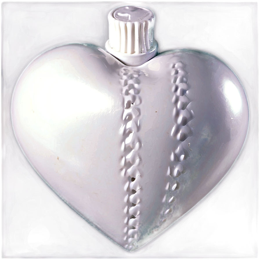 White Heart With Shadow Png Xgc PNG