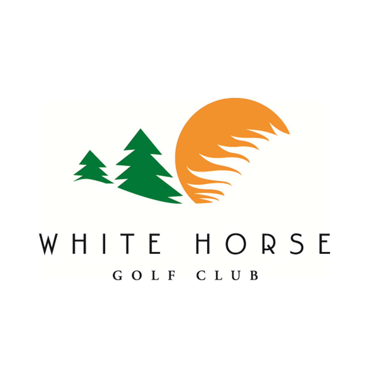 White Horse Golf Club Logo PNG
