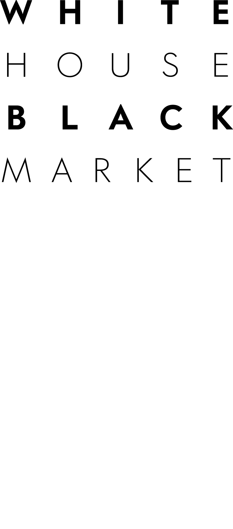 White House Black Market Logo PNG