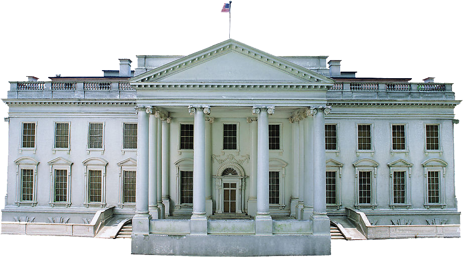 White House Exterior Classic Architecture PNG
