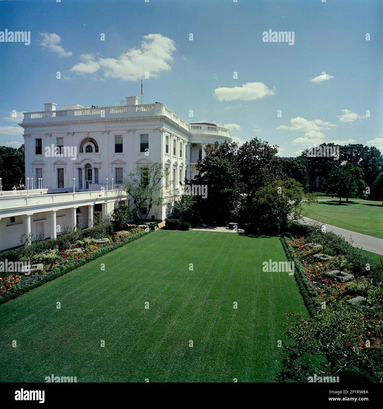 The White House In Washington Dc - Stock Image