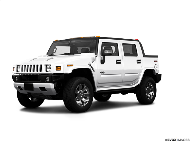 White Hummer H2 S U V PNG