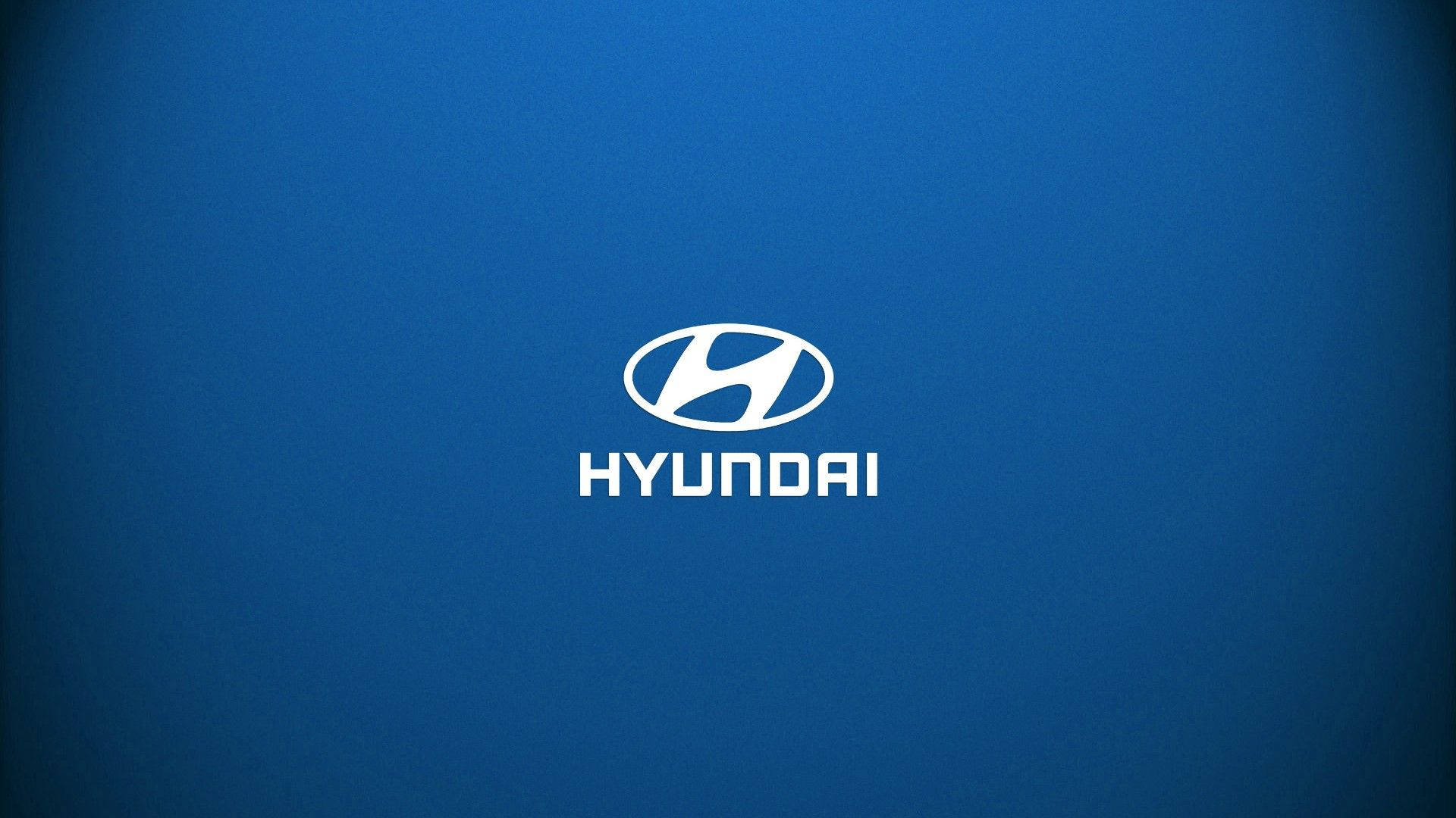 White Hyundai Logo