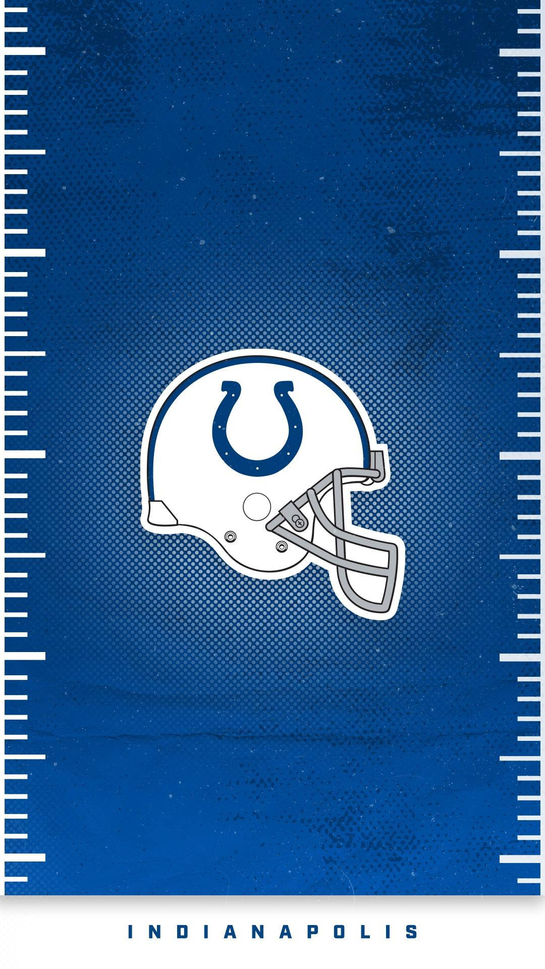 Hvid Indianapolis Colts Helm Tapet Wallpaper