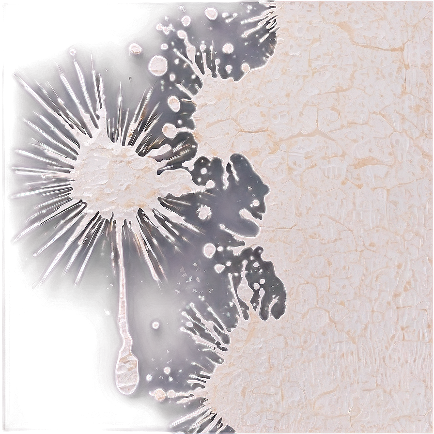 White Ink Splatter On Canvas Png 89 PNG