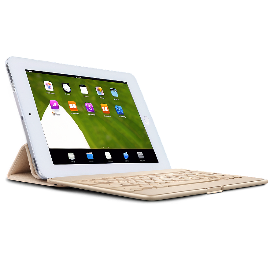 White Ipad In Natural Setting Png 16 PNG
