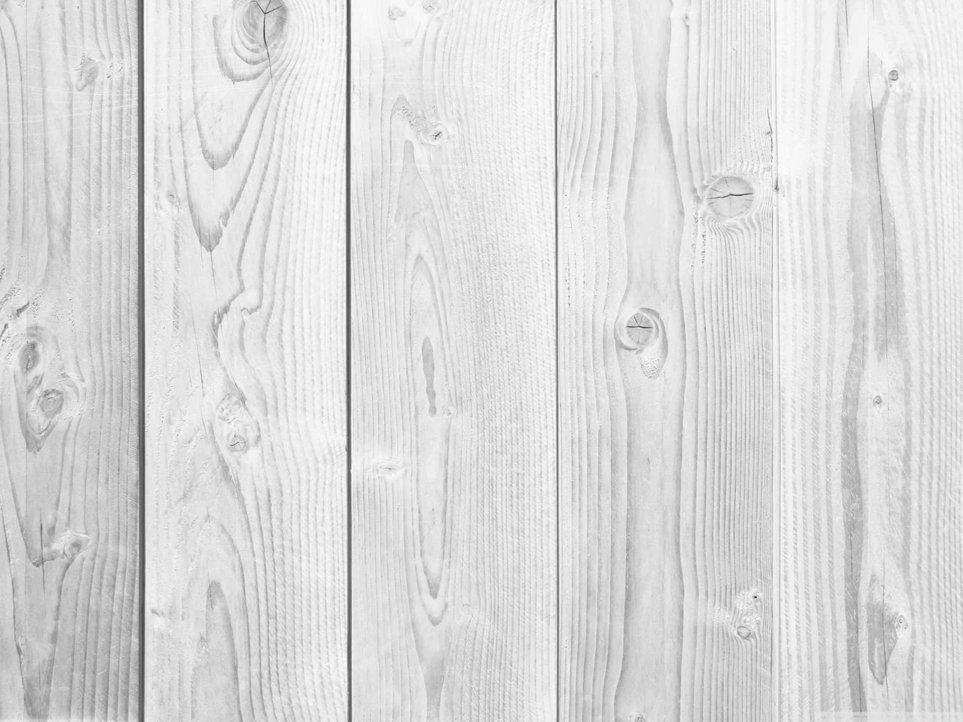 Wood Planks In White iPad Wallpaper