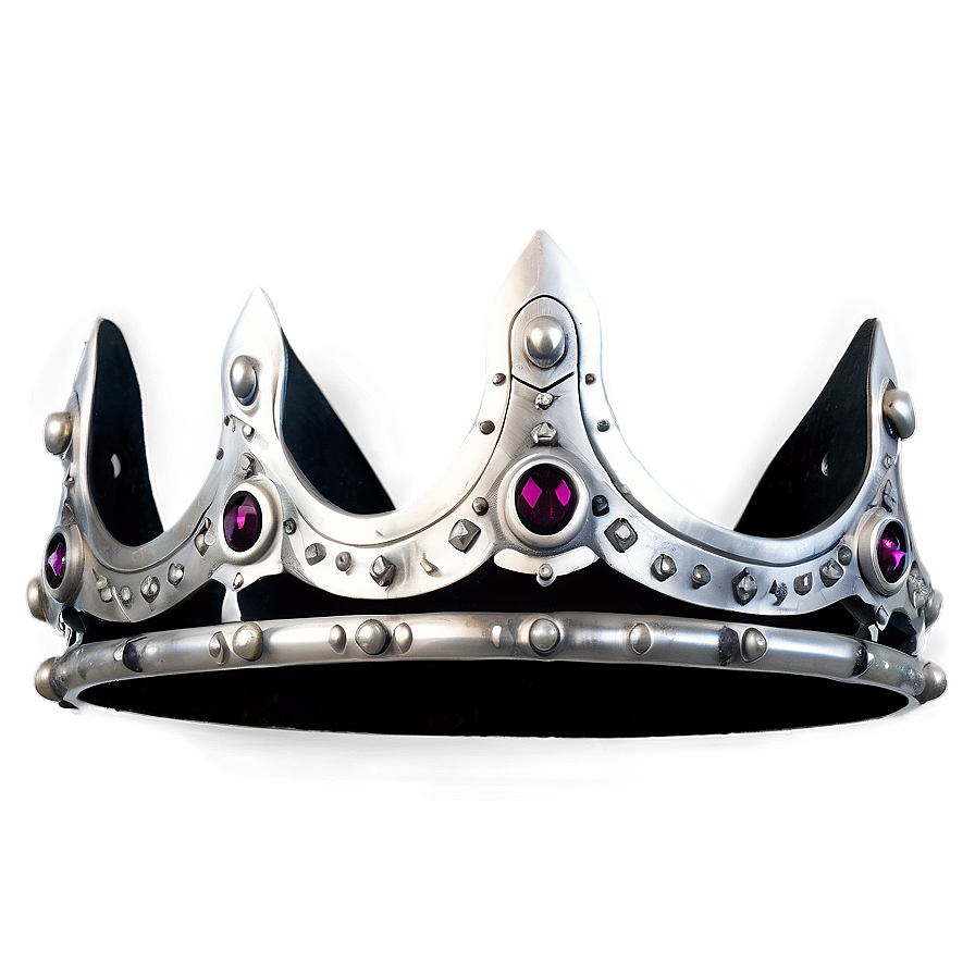 White Iron Crown Png 7 PNG