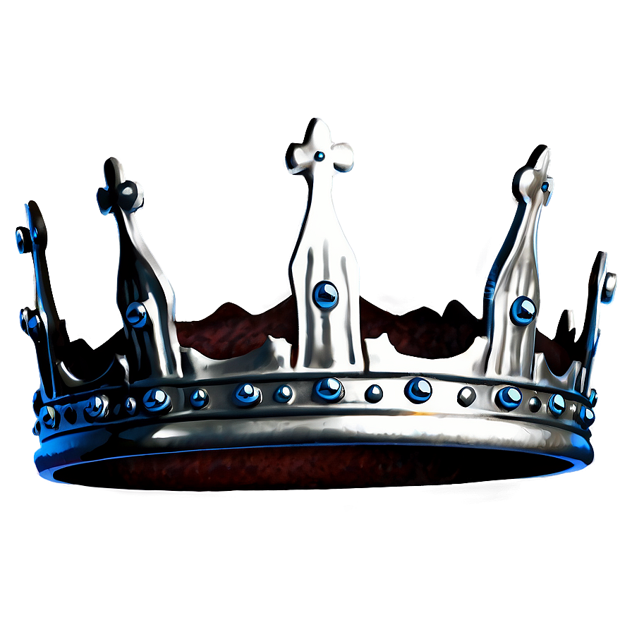 White Iron Crown Png 78 PNG