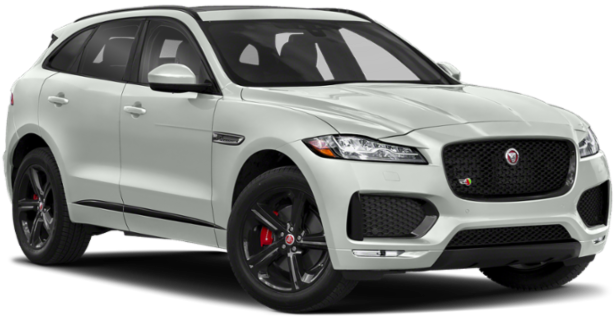 White Jaguar F Pace S U V2023 PNG