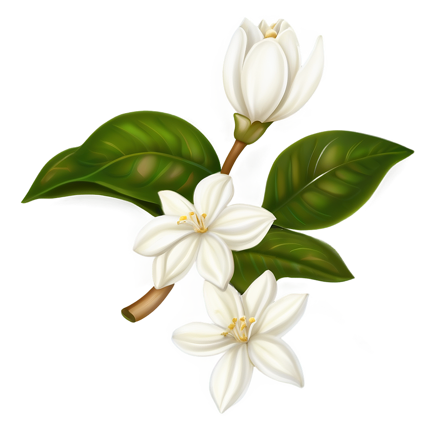 White Jasmine Flowers Png 6 PNG