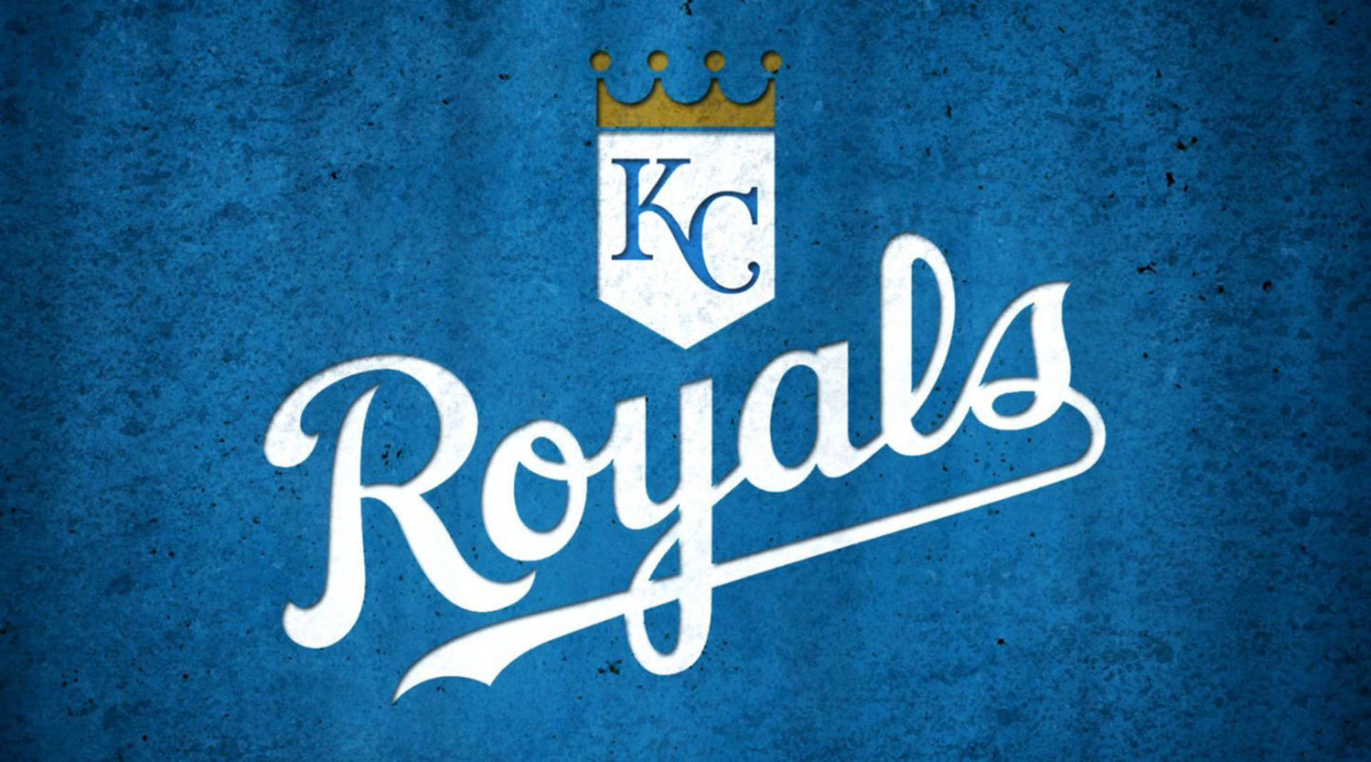 White Kansas City Royals Logo