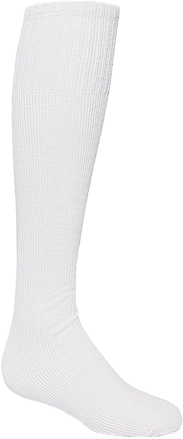 White Knee High Sock PNG