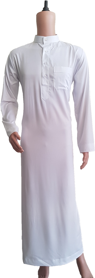 White Kurta Mannequin Display PNG