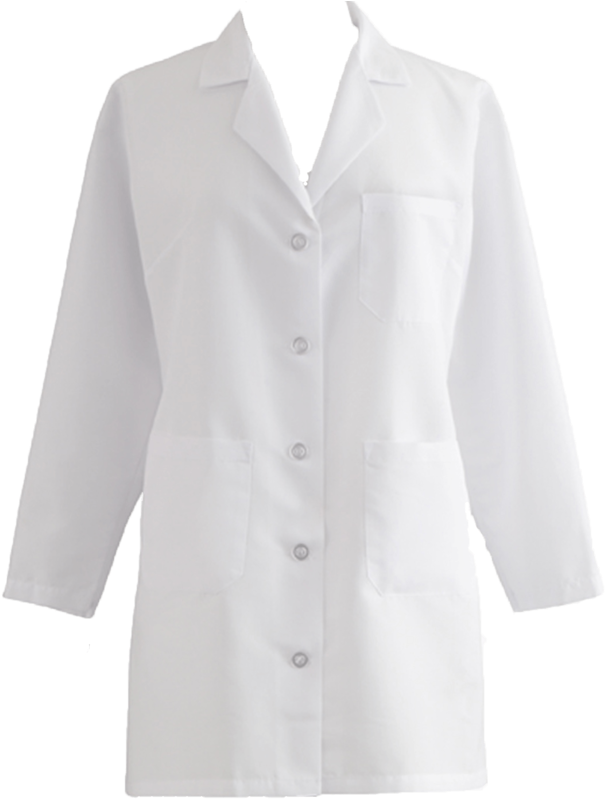 White Lab Coat Professional Apparel PNG