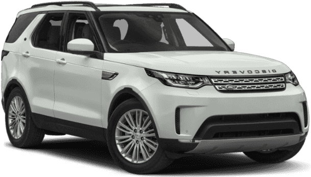 White Land Rover Discovery Side View PNG